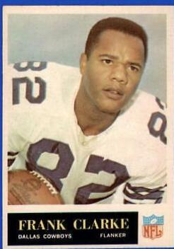 Frank Clarke #44 Football Cards 1965 Philadelphia