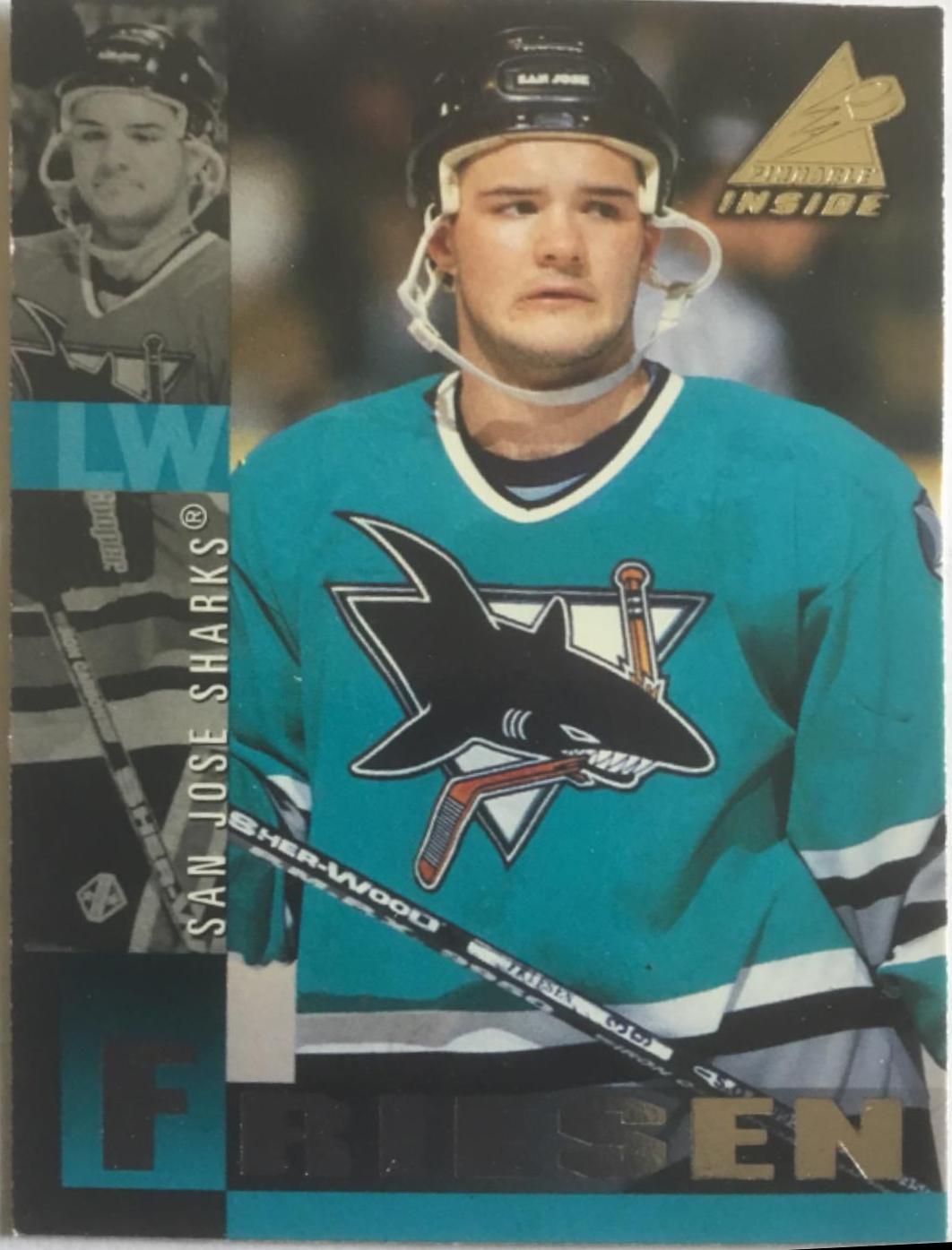 Jeff Friesen #121 Hockey Cards 1997 Pinnacle Inside