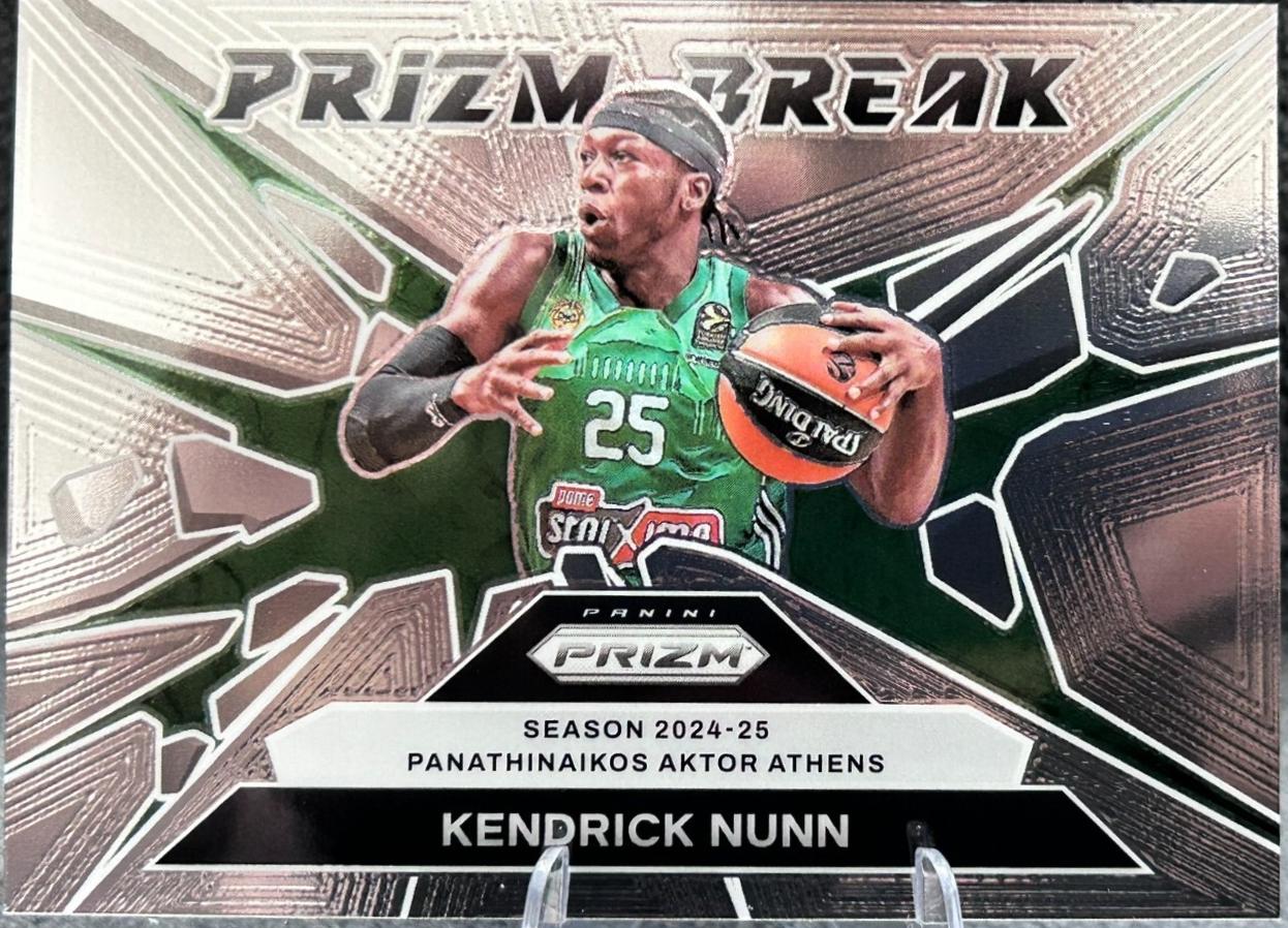 Kendrick Nunn #4 Basketball Cards 2024 Panini Prizm EuroLeague Break