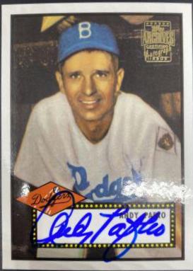 Andy Pafko #19 Baseball Cards 2001 Topps Archives Autographs