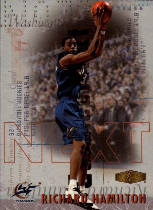 Richard Hamilton #N17 Basketball Cards 1999 Flair Showcase Next