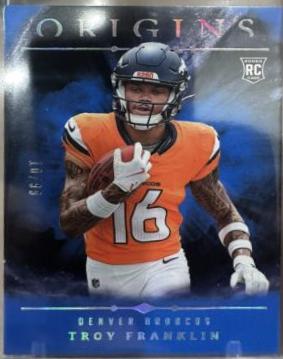 Troy Franklin #113 Football Cards 2024 Panini Origins