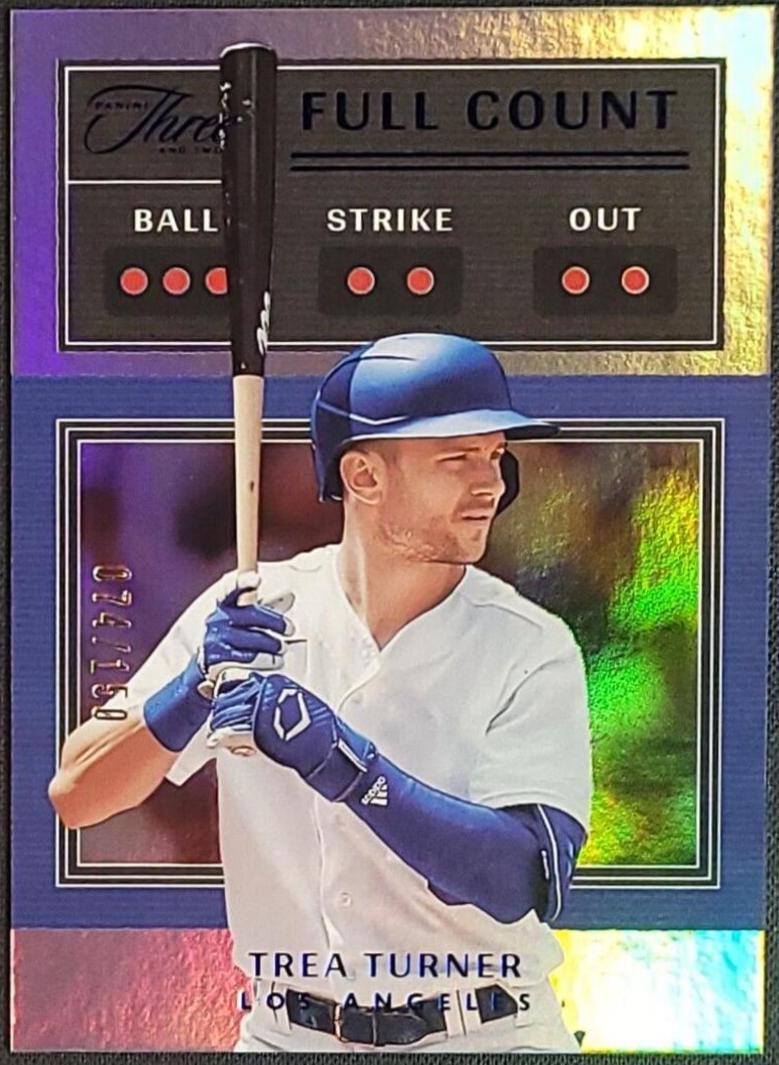 Trea Turner #FC-18 Baseball Cards 2022 Panini Three and Two Full Count