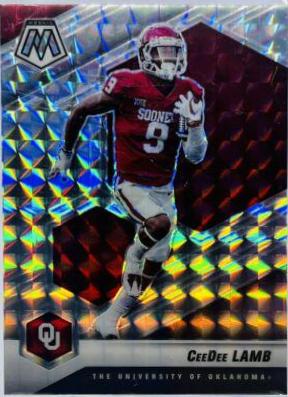CeeDee Lamb #3 Football Cards 2022 Panini Mosaic Draft Picks