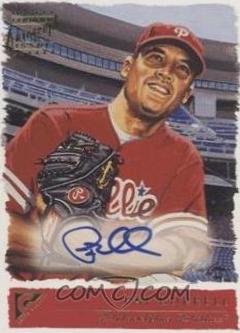 Pat Burrell #GA-PB Baseball Cards 2001 Topps Gallery Certified Autograph