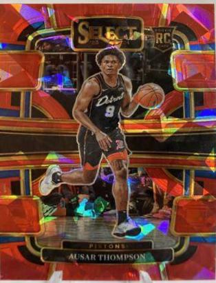 2023 Ausar Thompson [Cracked Ice Red Prizm] #95