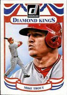 Mike Trout #2 Baseball Cards 2014 Donruss