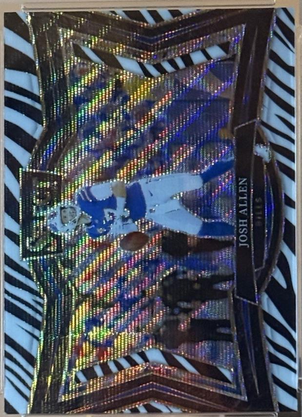 Josh Allen [Zebra Prizm] #468 Prices | 2024 Panini Select