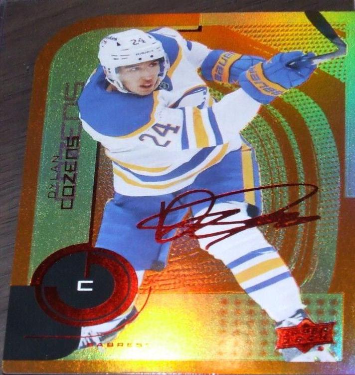 Dylan Cozens #74 2022-23 Upper Deck MVP Hockey Colors and Contours