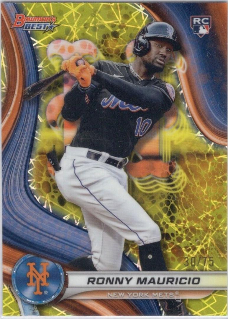 Ronny Mauricio [Yellow Lazer Refractor] #41