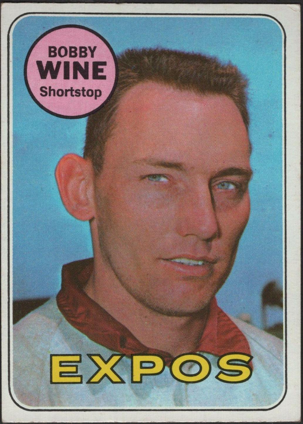 Bobby Wine #648 Baseball Cards 1969 Topps