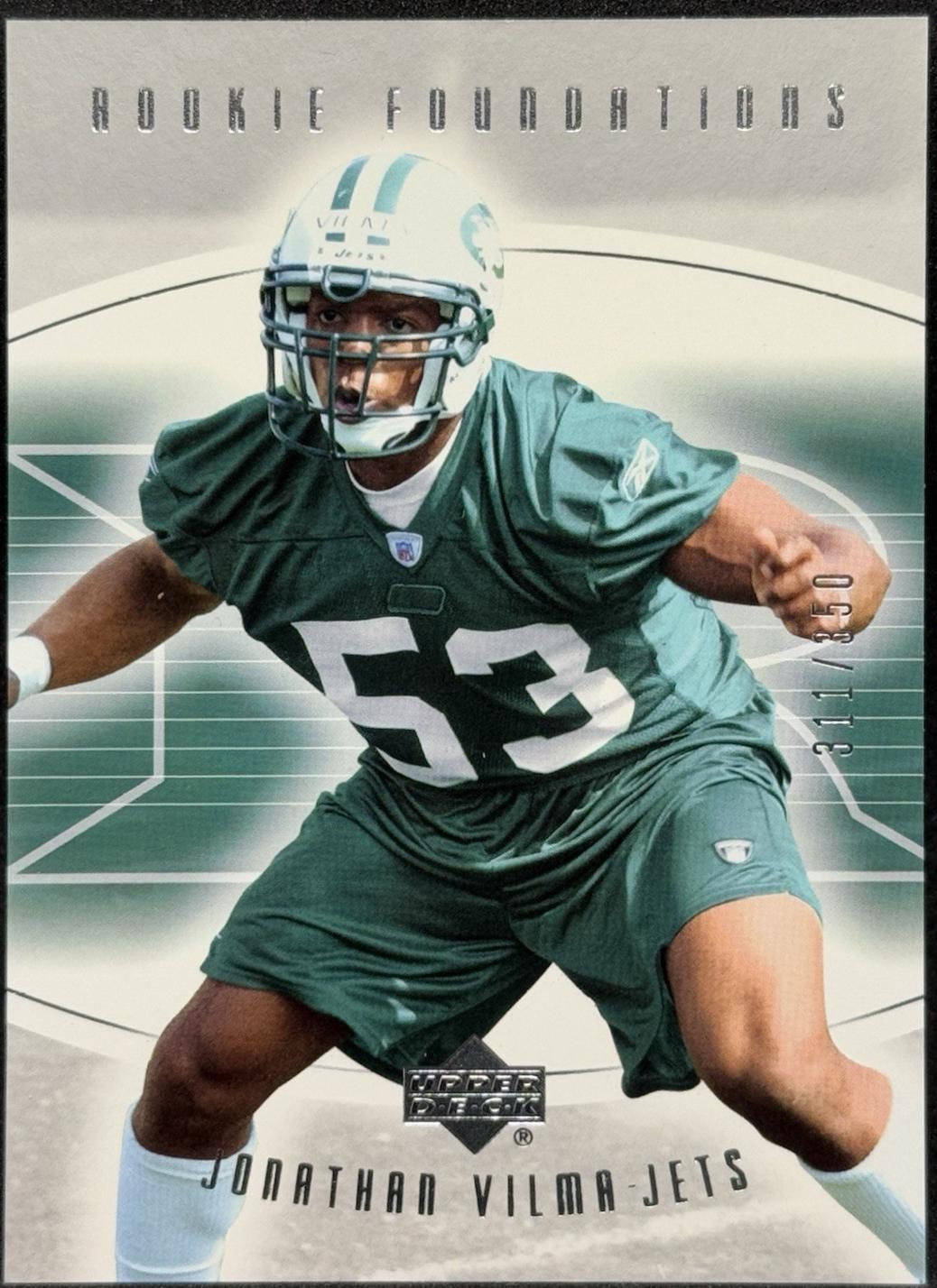 Jonathan Vilma #107 2004 Upper Deck Foundations Football