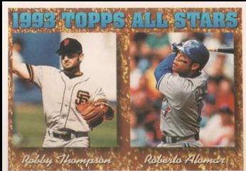 Robby Thompson, Roberto Alomar #385 Baseball Cards 1994 Topps