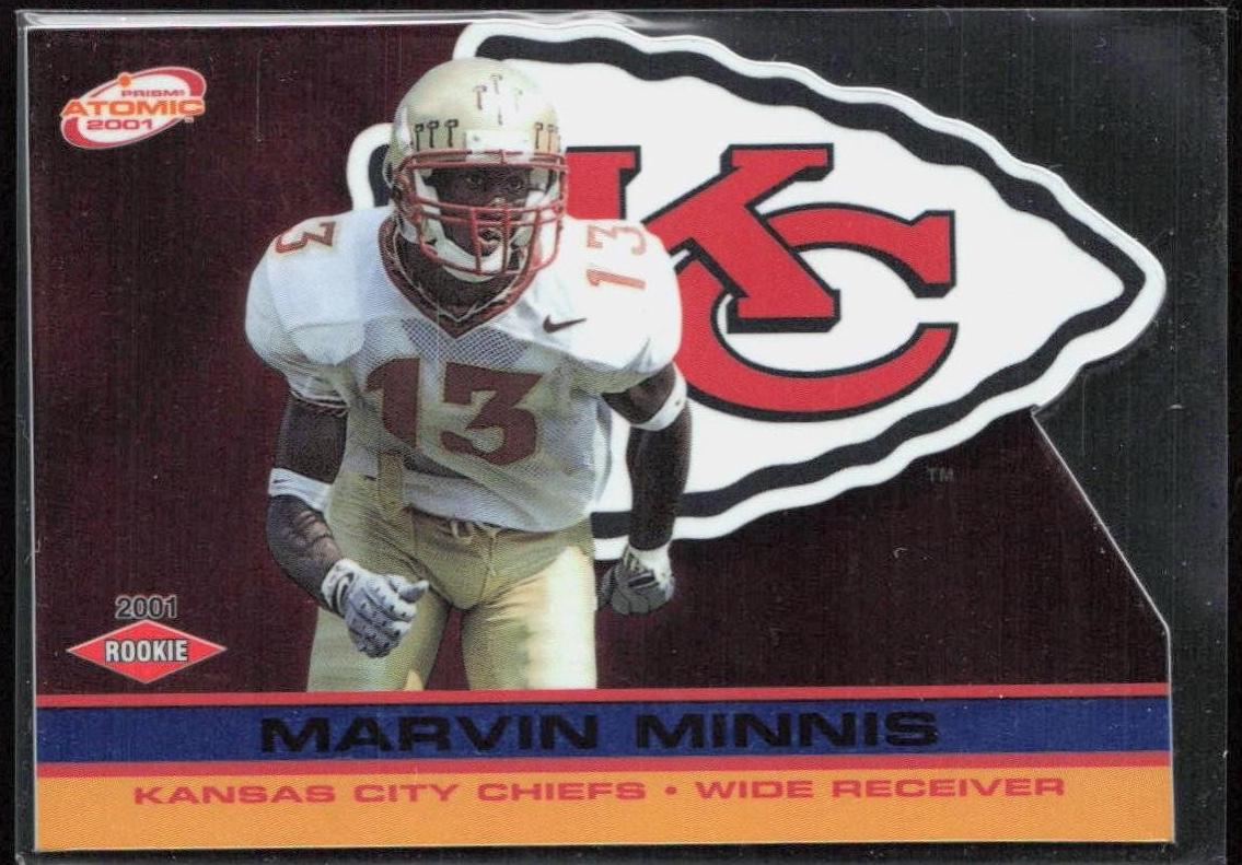 Marvin Minnis #173 2001 Pacific Prism Atomic Football