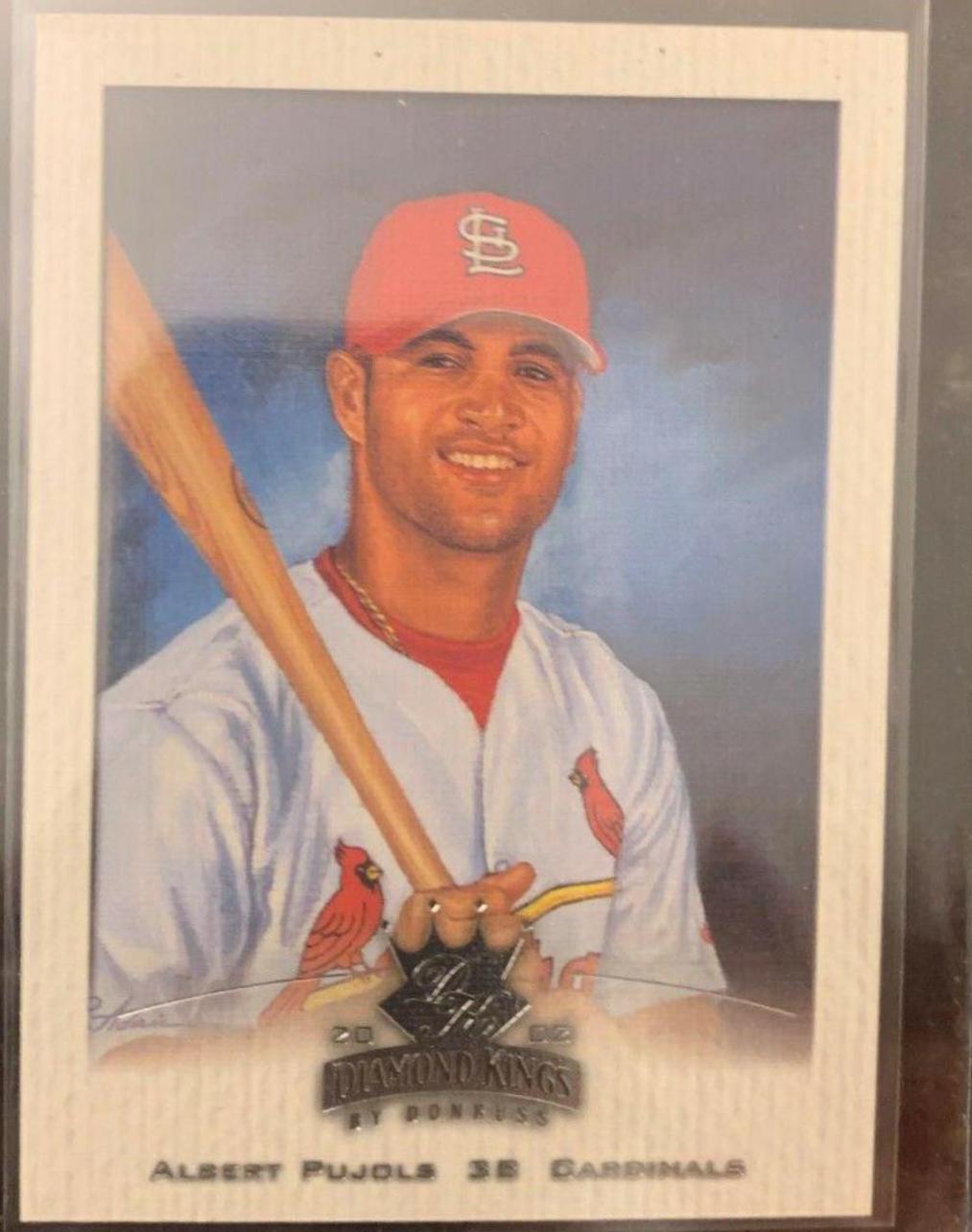Albert Pujols #6 Baseball Cards 2002 Donruss Diamond Kings