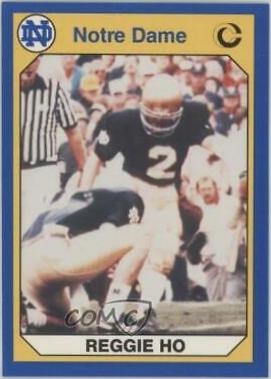 Reggie HO #36 Football Cards 1990 Notre Dame Collegiate Collection