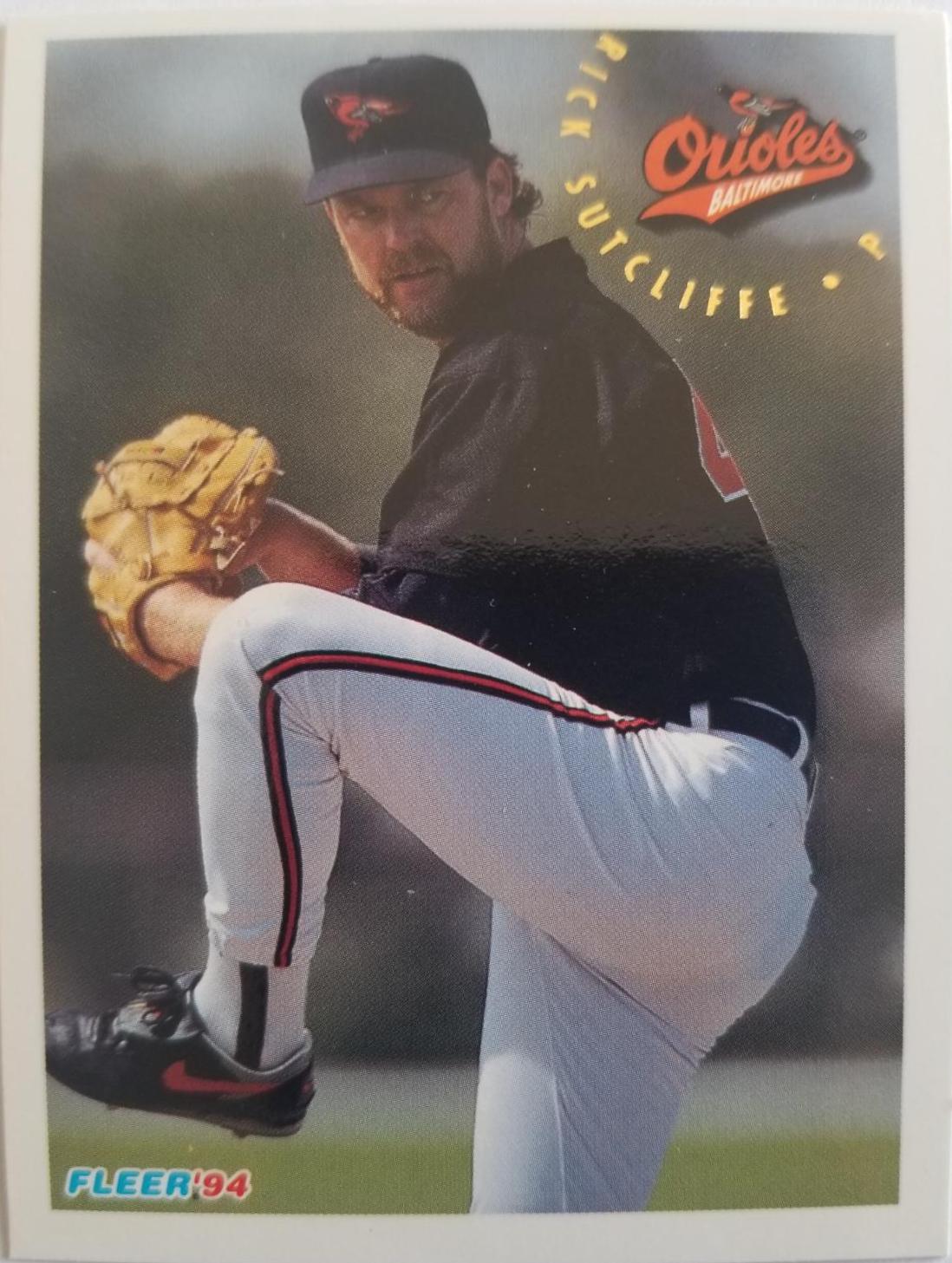 Rick Sutcliffe #21 Baseball Cards 1994 Fleer