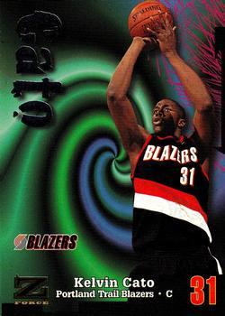 Kelvin Cato #159 Basketball Cards 1997 Skybox Z Force