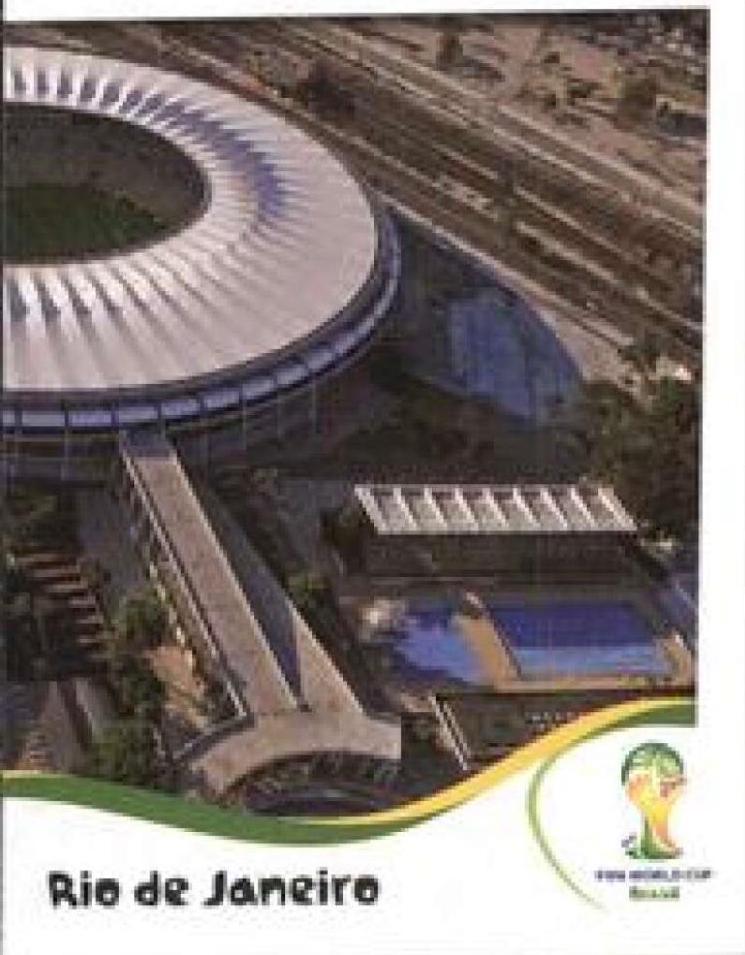 Estadio Do Maracana #27 Soccer Cards 2014 Panini World Cup Stickers