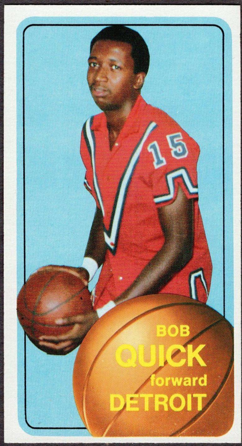 Bob Quick #161 Basketball Cards 1970 Topps