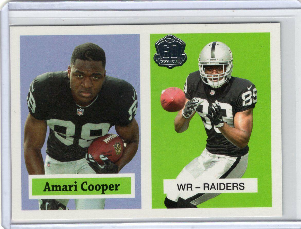 Amari Cooper #T60-AC Football Cards 2015 Topps 60th Anniversary