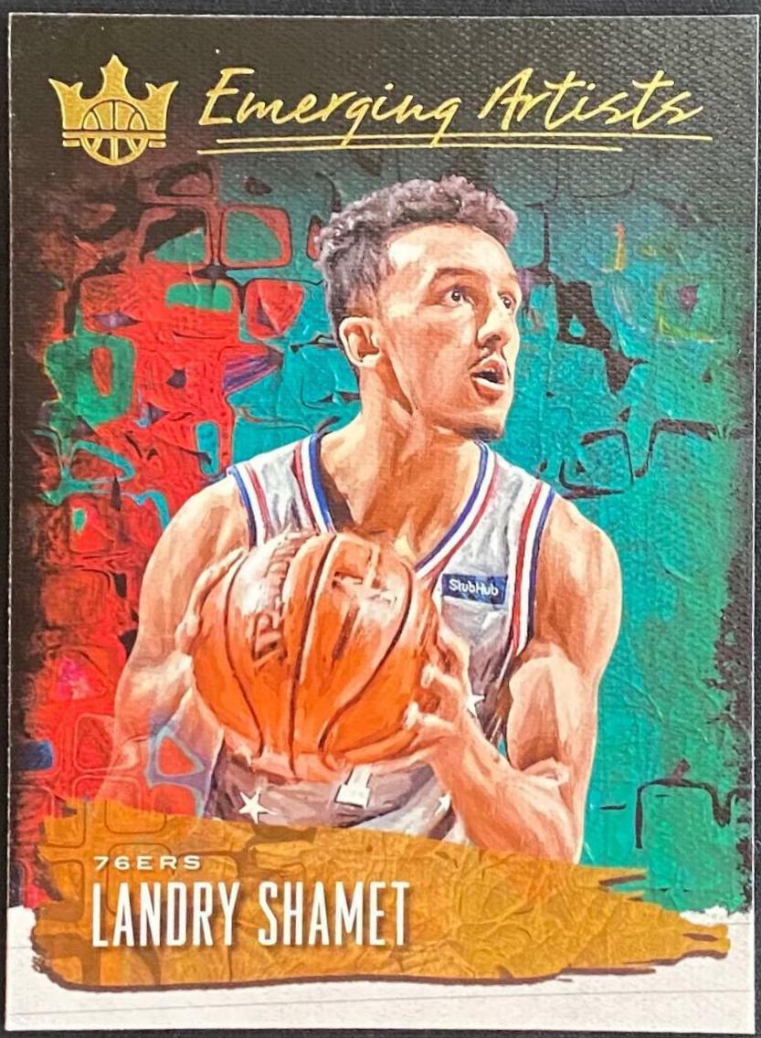 Landry Shamet #10 Basketball Cards 2018 Panini Court Kings Emerging Artists