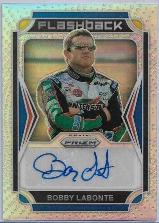 Bobby Labonte #FA-BL Racing Cards 2022 Panini Prizm Nascar Flashback Autographs
