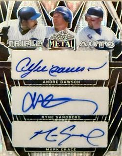 Andre Dawson / Ryne Sandberg / Mark Grace