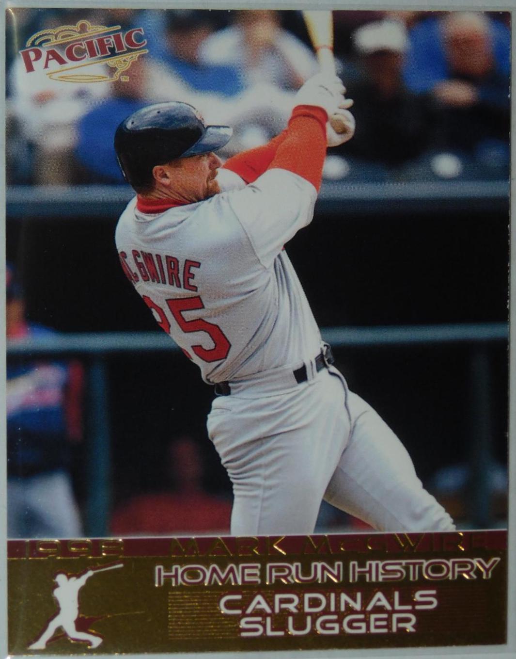 Mark McGwire #7 Baseball Cards 1998 Pacific Home Run History