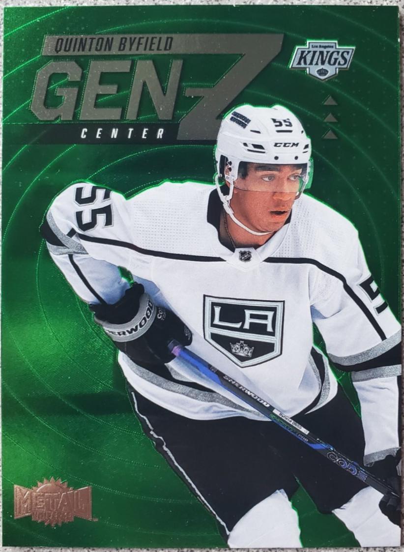 Quinton Byfield #GZ-16 Hockey Cards 2024 SkyBox Metal Universe Gen Z