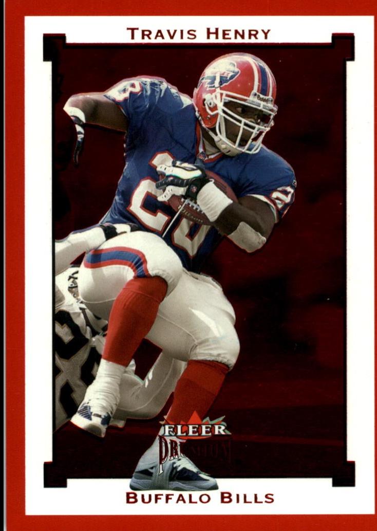 Travis Henry #48 Football Cards 2002 Fleer Premium