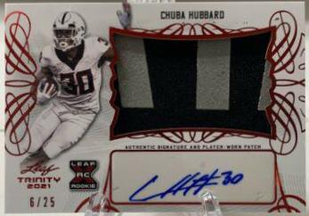 Chuba Hubbard [Red] #PA-CH1