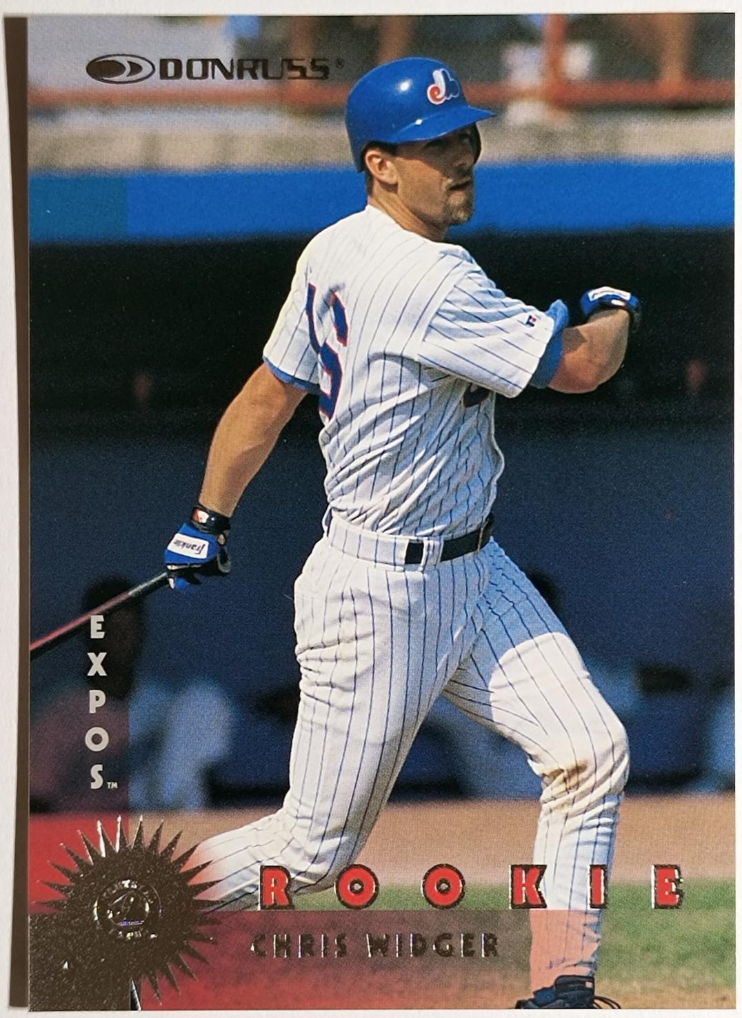 Chris Widger #381 Baseball Cards 1997 Panini Donruss