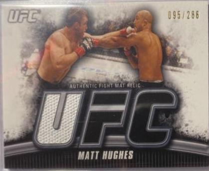 Matt Hughes #FM-MH Ufc Cards 2010 Topps UFC Knockout Fight Mat Relic