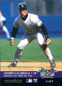 Andres Galarraga, Orestes Destrade #3 Baseball Cards 1993 Pinnacle Expansion Draft Opening Day