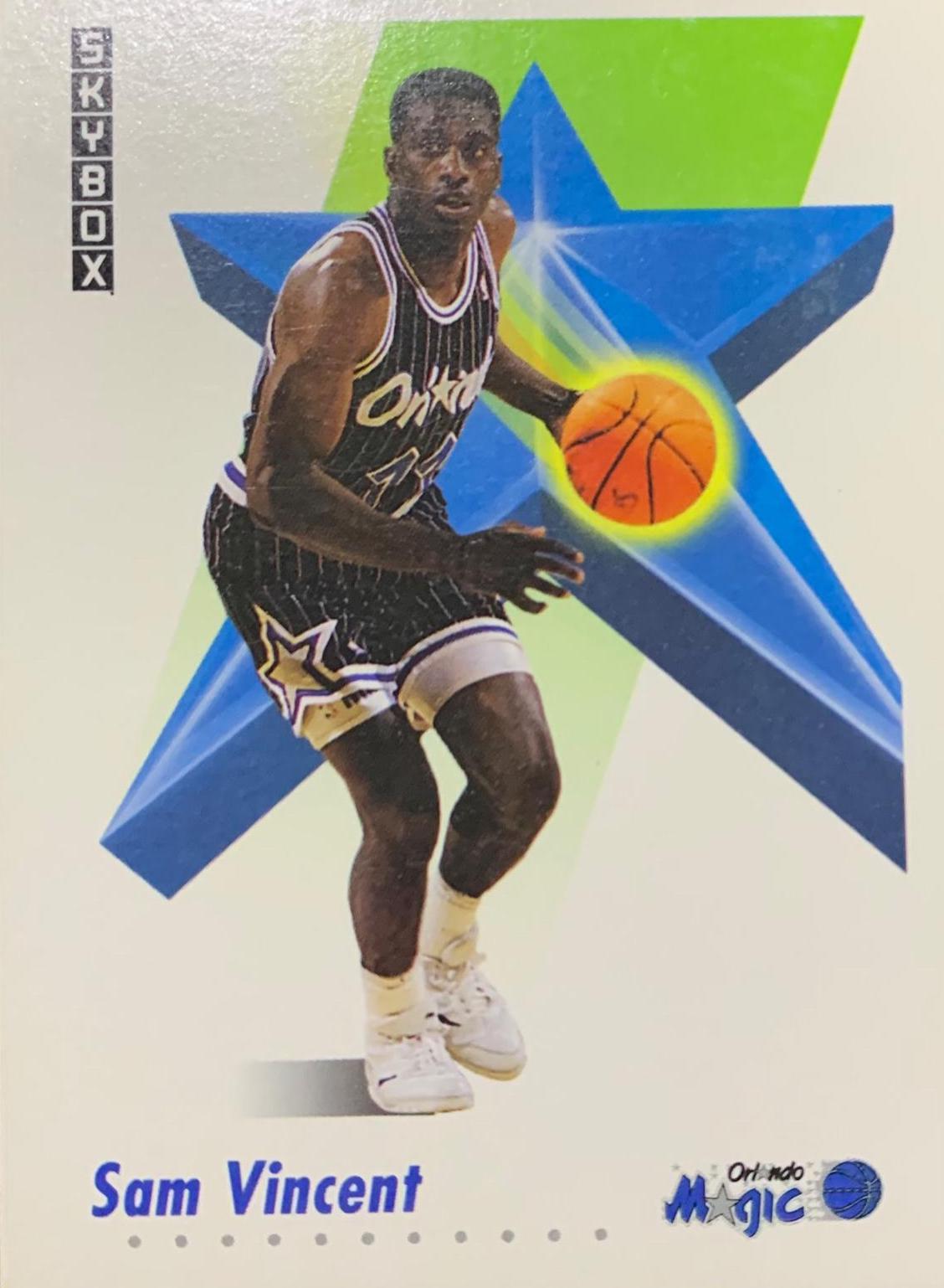 Sam Vincent #209 Basketball Cards 1991 Skybox