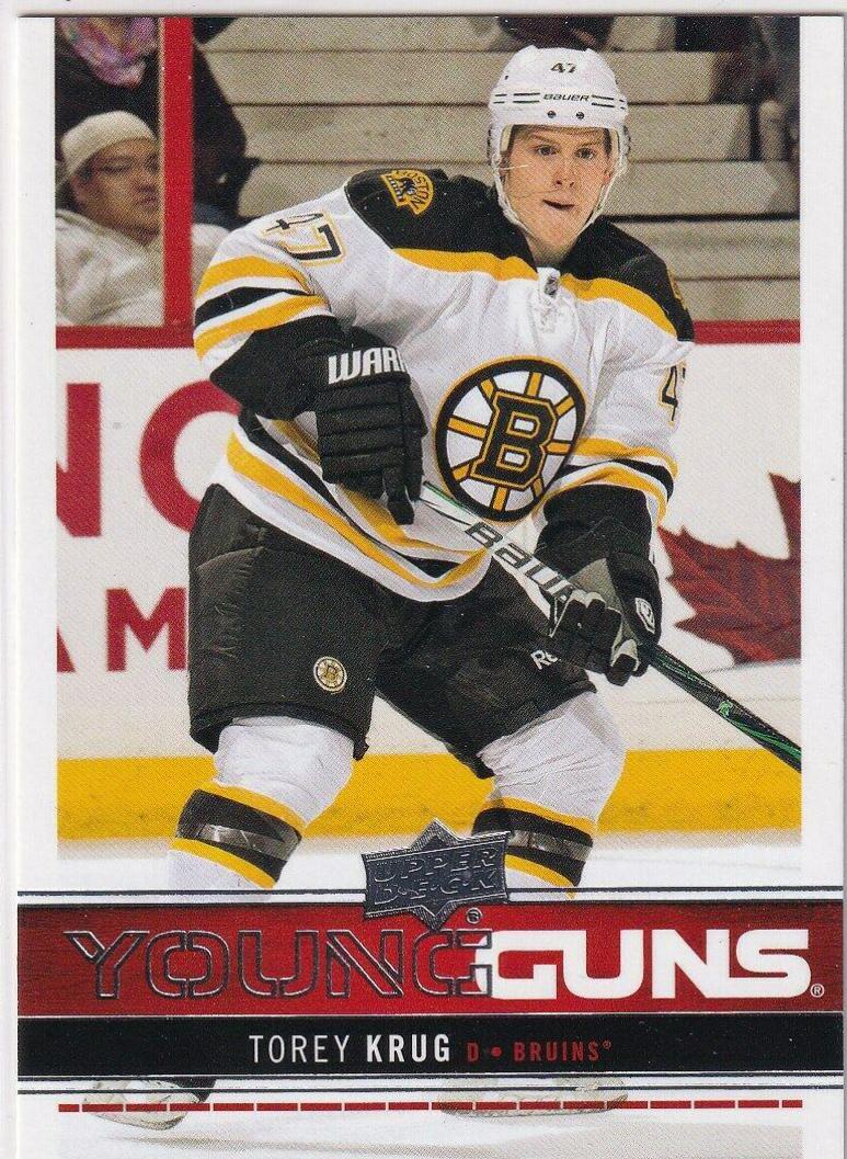 Torey Krug #205 Hockey Cards 2012 Upper Deck