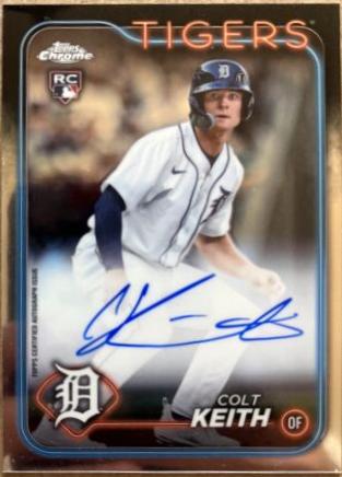 Colt Keith #RA-CKE Baseball Cards 2024 Topps Chrome Rookie Autograph