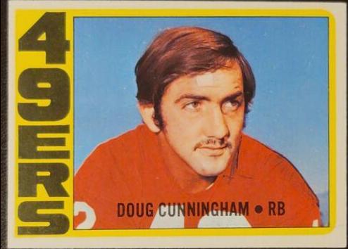 Doug Cunningham #311 Football Cards 1972 Topps