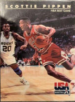Scottie Pippen #67 Basketball Cards 1992 Skybox USA