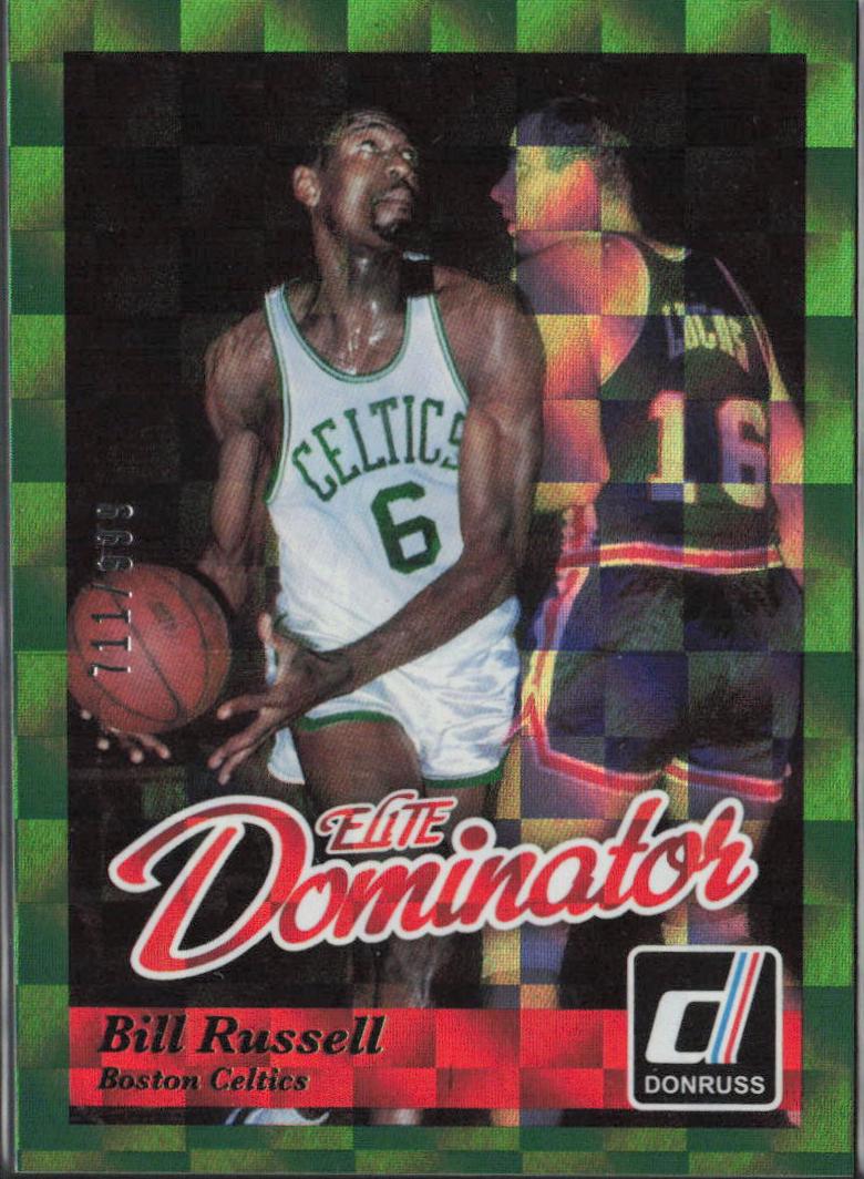 Bill Russell #47 Basketball Cards 2014 Panini Donruss Elite Dominators