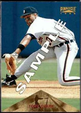 tony clark #166 Baseball Cards 1996 Pinnacle