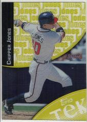 Chipper Jones #2-18 Baseball Cards 2000 Topps Tek Prices