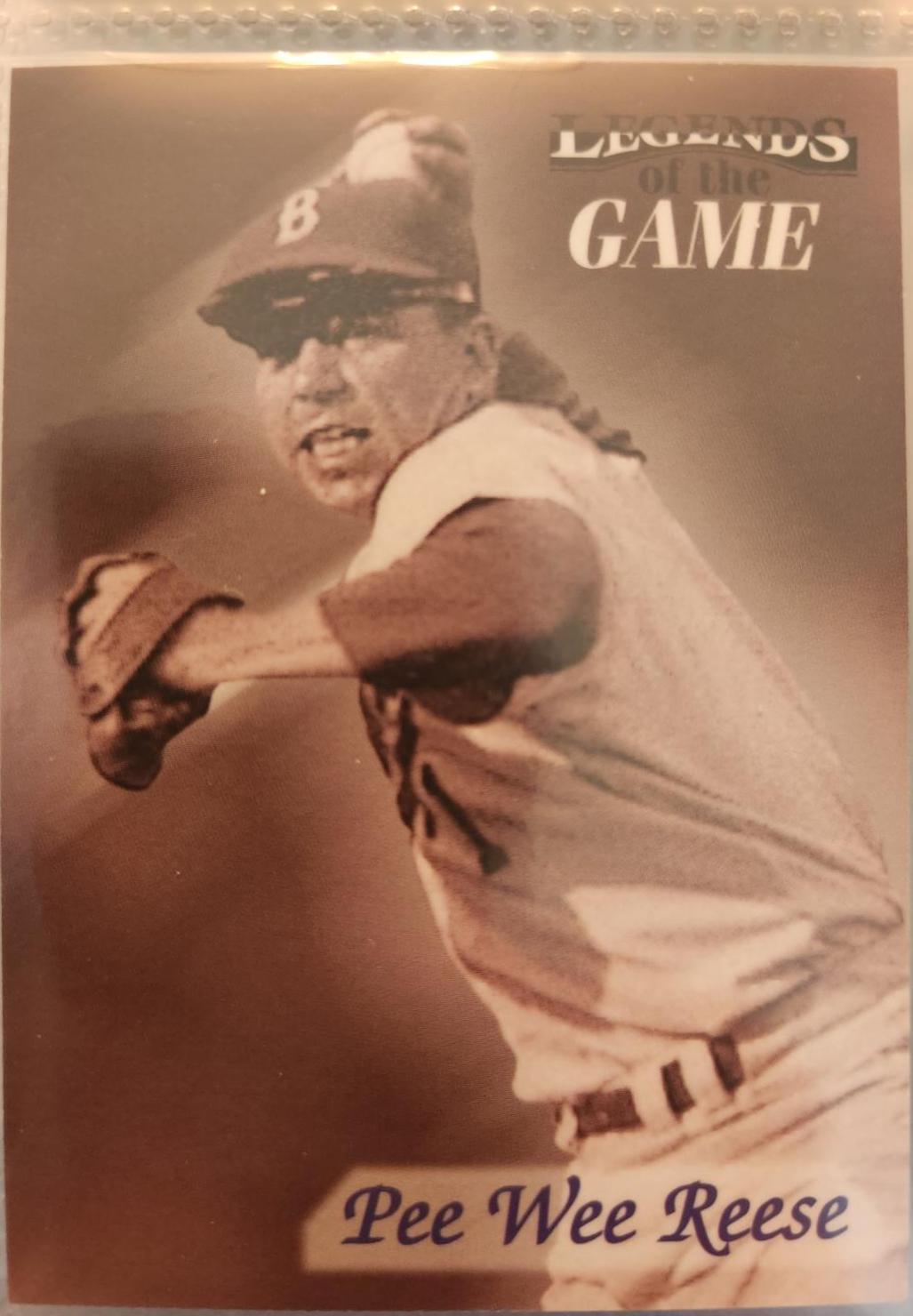 Pee Wee Reese #25 Baseball Cards 1998 Sports Illustrated Then & Now