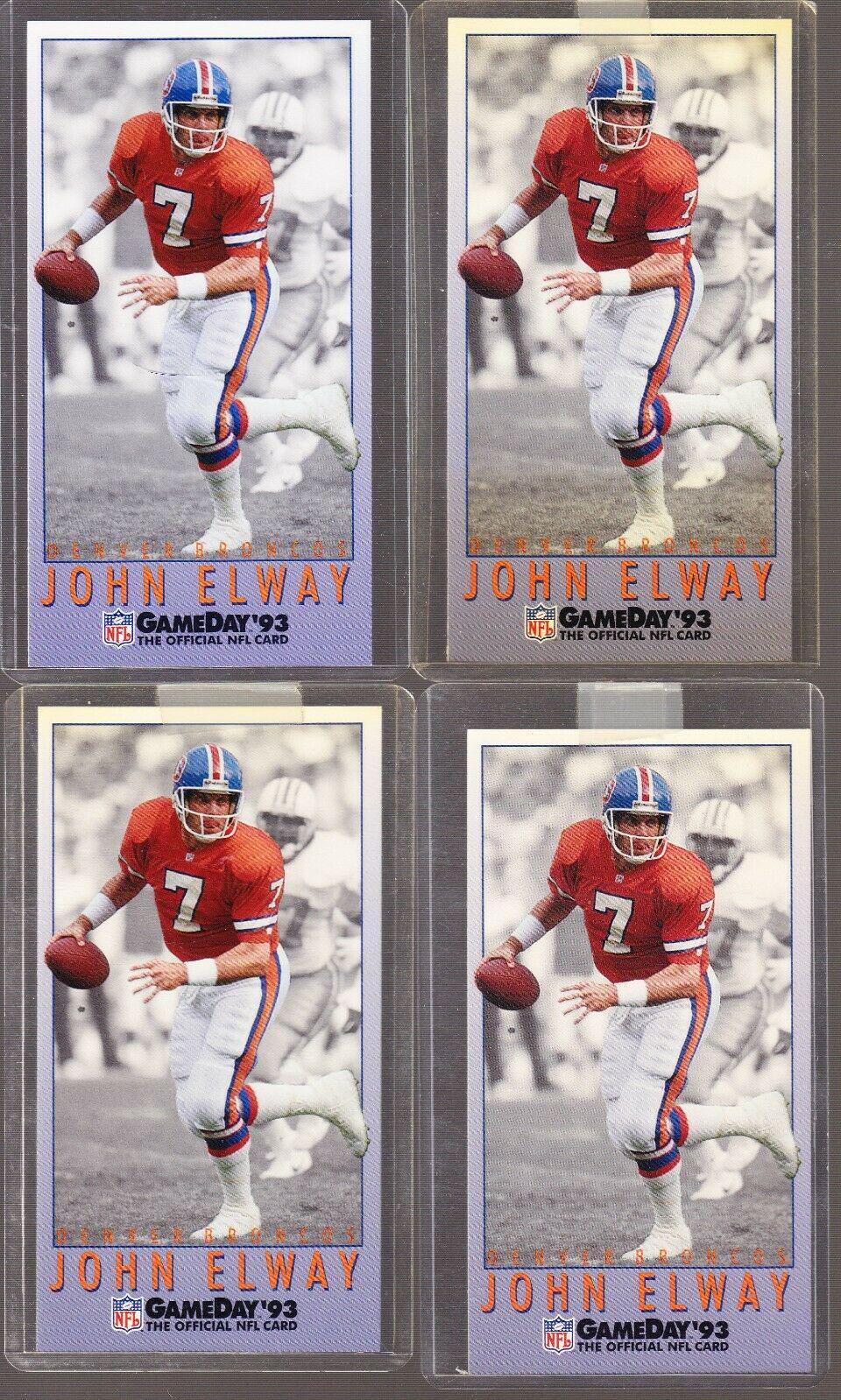 John Elway #10 Football Cards 1993 Fleer Gameday
