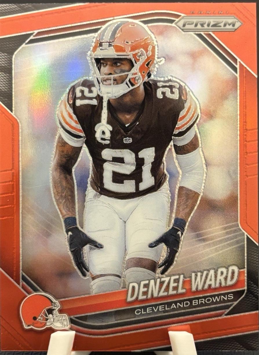 Denzel Ward [Red] #90 Prices | 2025 Panini Prizm | Football Cards