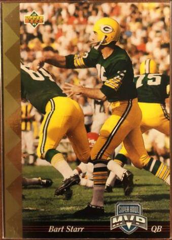 Bart Starr #3 Football Cards 1993 Upper Deck NFL Experience