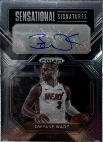 Dwyane Wade #SS-DY Basketball Cards 2022 Panini Prizm Sensational Signatures