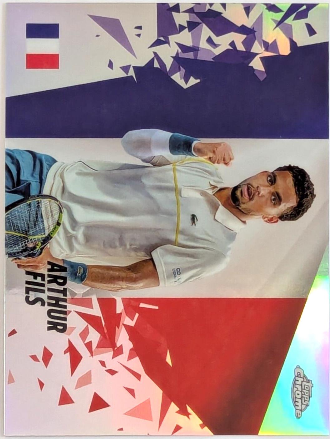 Arthur Fils #PPR-AF Tennis Cards 2024 Topps Chrome Patriotic Pride