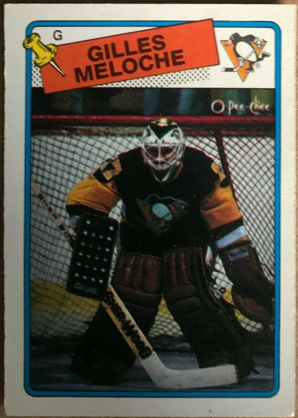 Gilles Meloche #8 Hockey Cards 1988 O-Pee-Chee